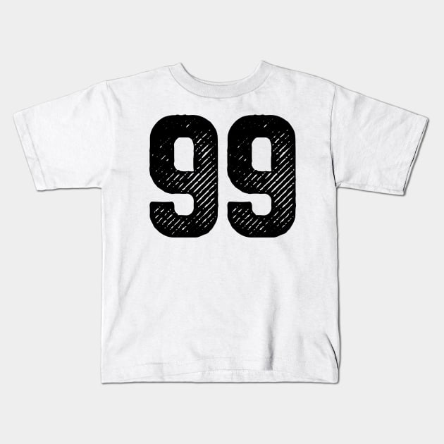 Ninety Nine 99 Kids T-Shirt by colorsplash